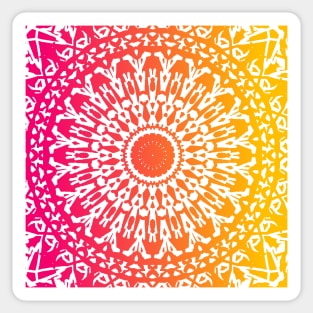 Elegant Colorful Mandala Sticker